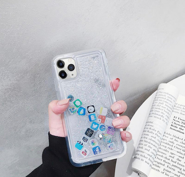 Glitzer Apps Phone Cases