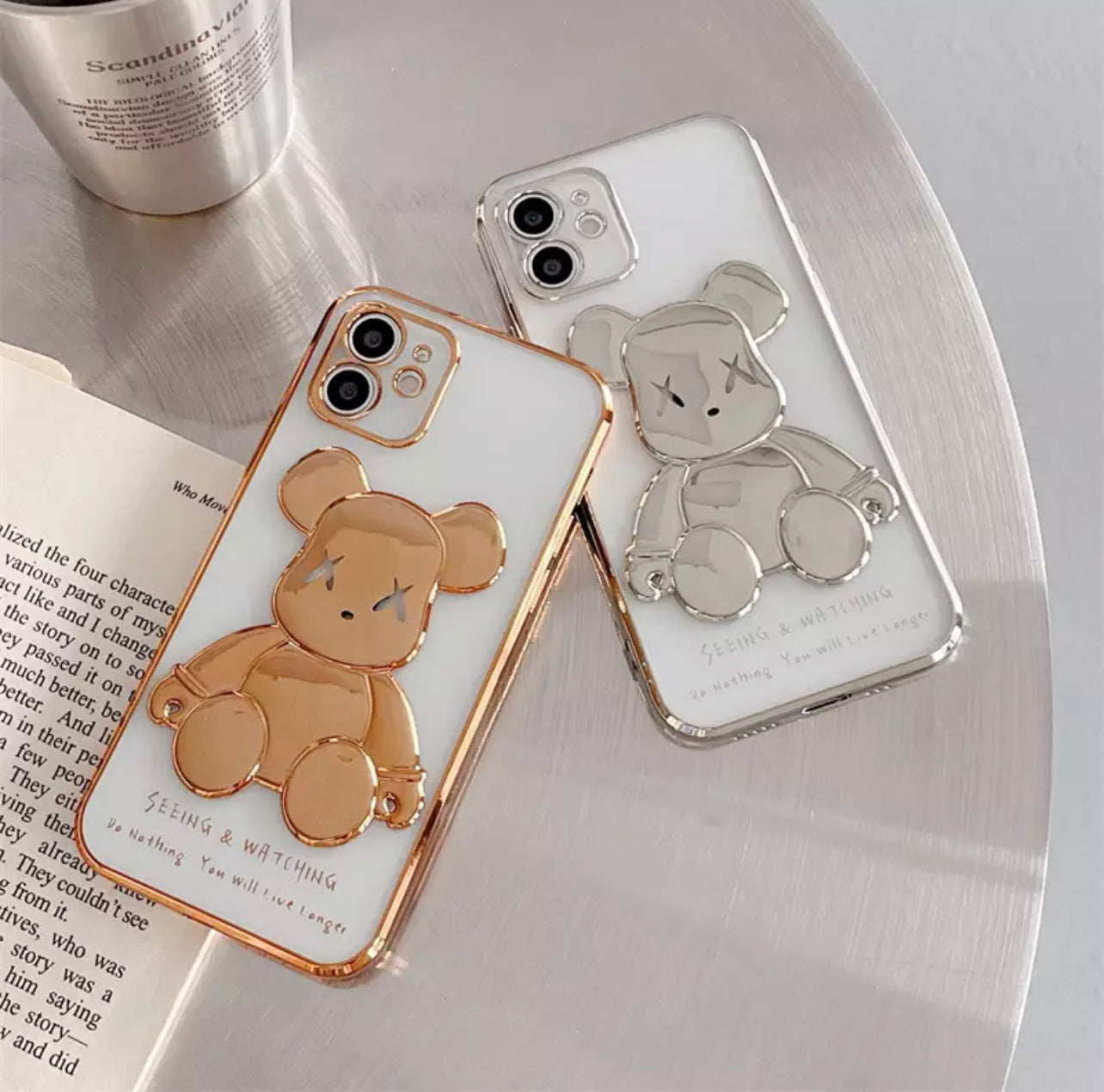 Metallic Bären Phone Cases